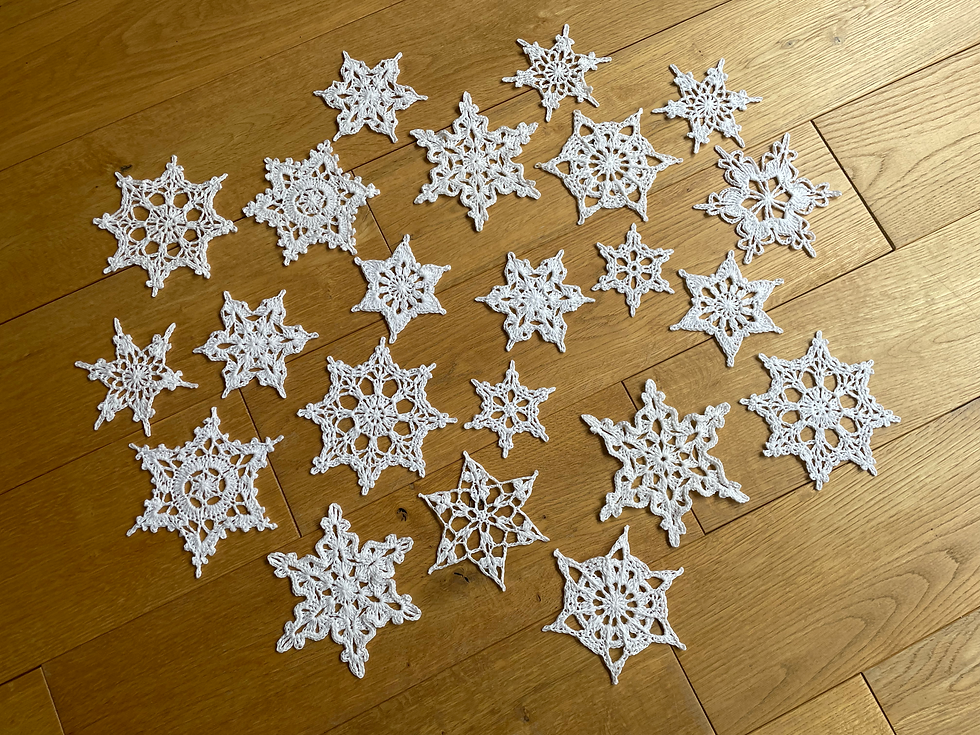 Thumbnail: Crocheted Snowflake