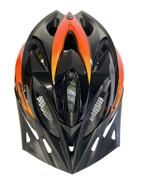 Miniatura: CAPACETE MTB IN MOLD PRETO/LARANJA M