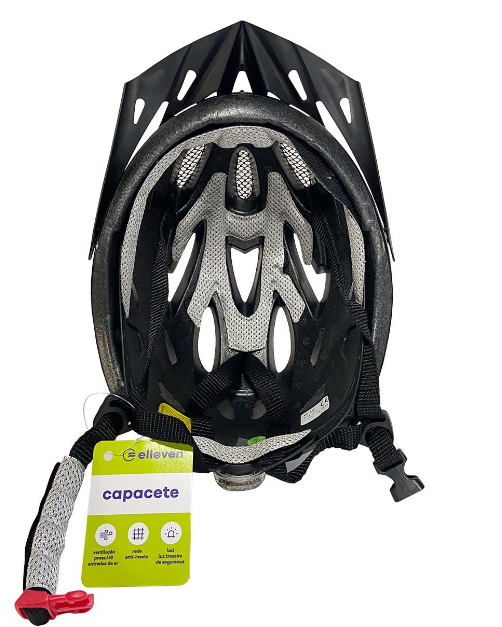 Miniatura: CAPACETE MTB IN MOLD PRETO/LARANJA M