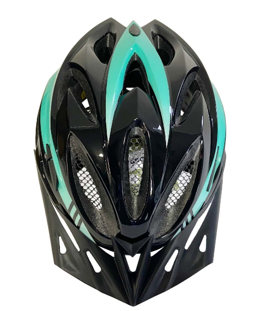 Miniatura: CAPACETE MTB IN MOLD PRETO/VERDE ÁGUA M