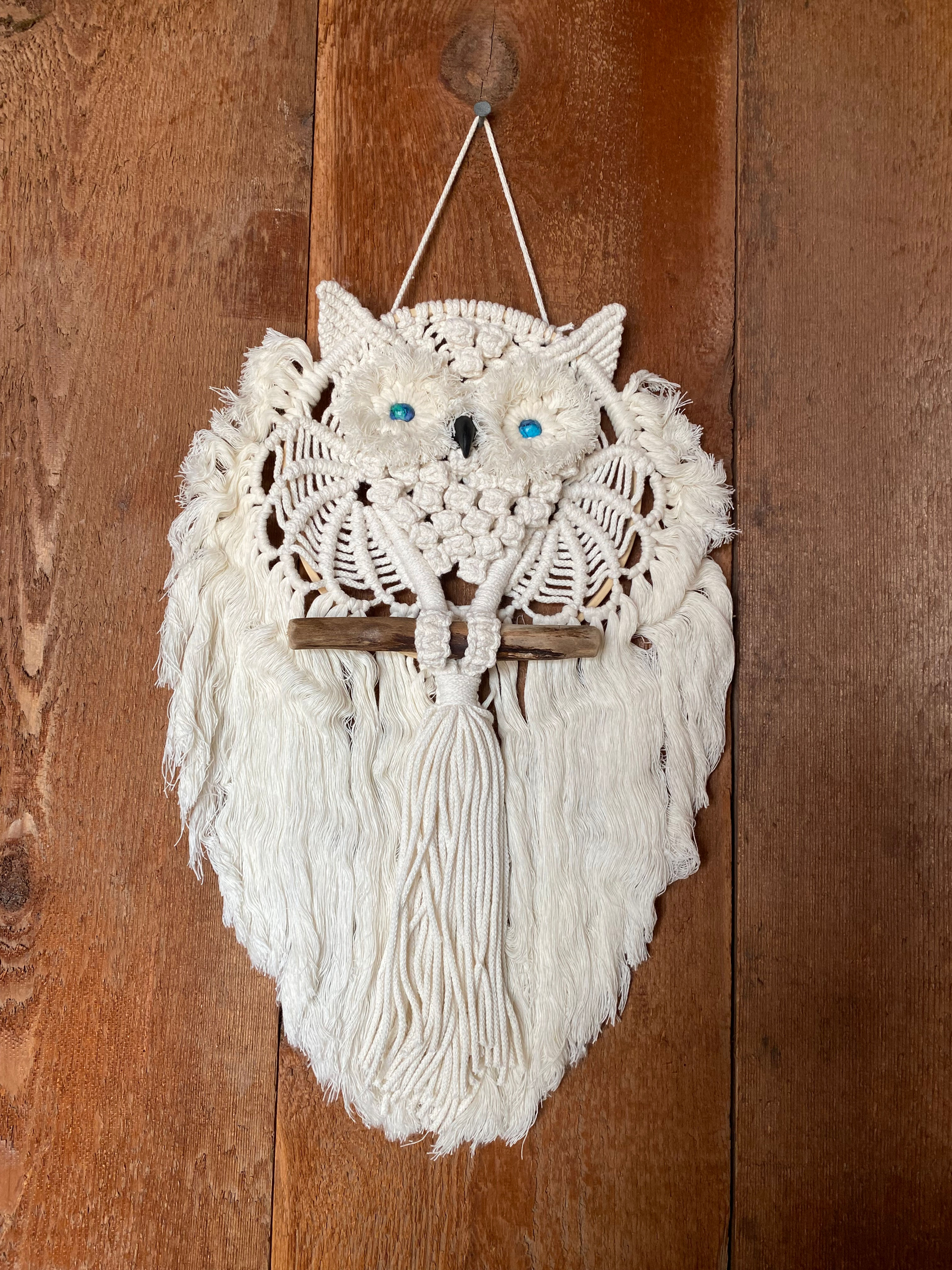 Macrame Owl Wall Hanging