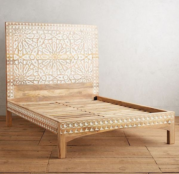 Wooden Manka Bed