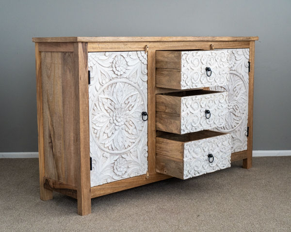 Thumbnail: Wooden Carved SIde Board