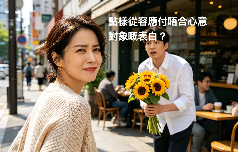 點樣從容應付唔合心意對象嘅表白 ？