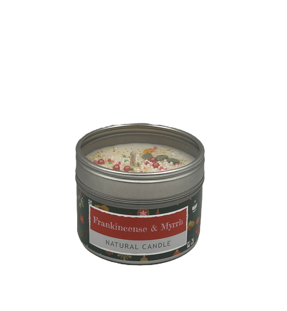 Frankincense & Myrrh Small Tin Candle
