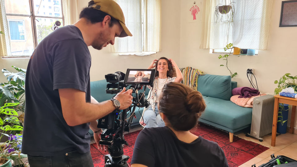 Documentary film shoot