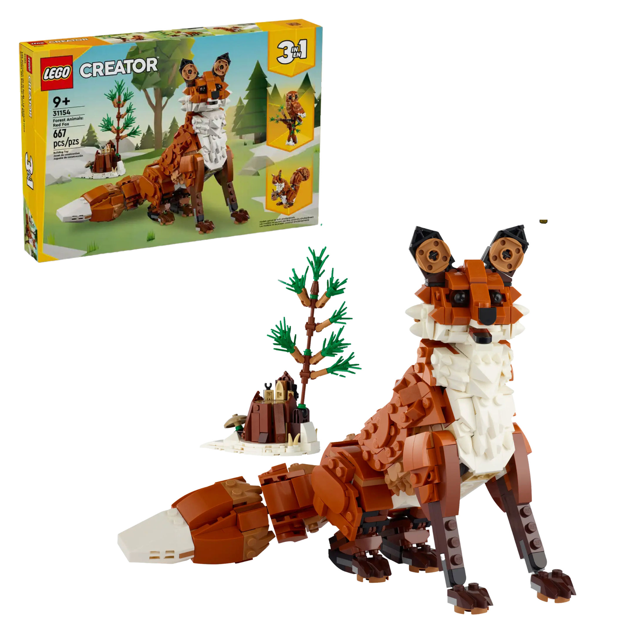 LEGO® (31154) Creator 3in1 Forest Animals: Red Fox