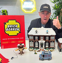LEGO® sets available to borrow through Brick Borrow’s monthly subscription service. Shane Richie loves Brick Borrow