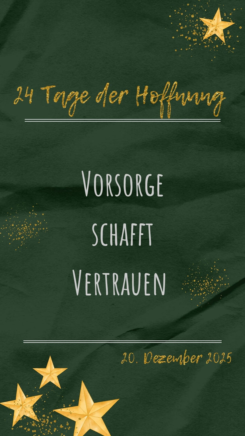 20. Dezember - ACF-Adventskalender