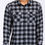 Thumbnail: Long Sleeve Checkered Plaid Brushed Flannel
