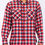 Thumbnail: Long Sleeve Checkered Plaid Brushed Flannel