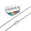 Thumbnail: Rainbow Flag Chain Necklace