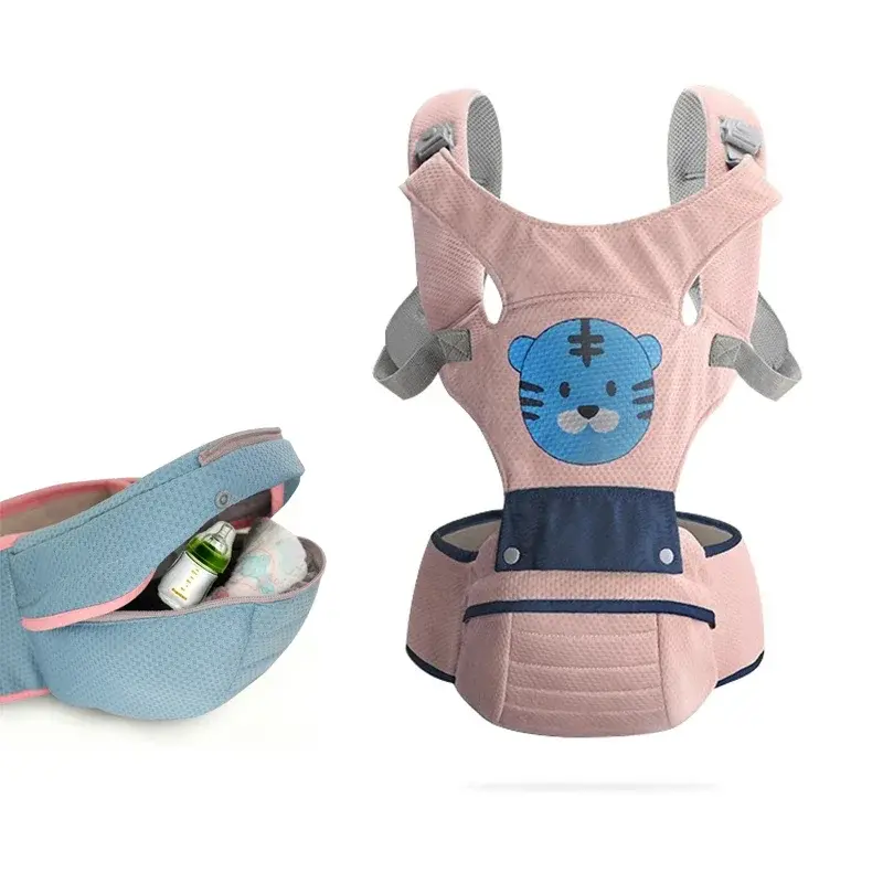 Thumbnail: Breathable Ergobaby Carrier Kangaroo Hipseat Heaps Baby Sling Carrier Wrap
