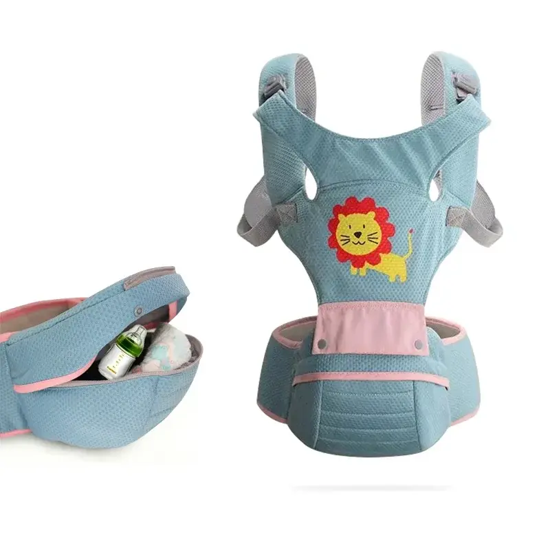 Thumbnail: Breathable Ergobaby Carrier Kangaroo Hipseat Heaps Baby Sling Carrier Wrap