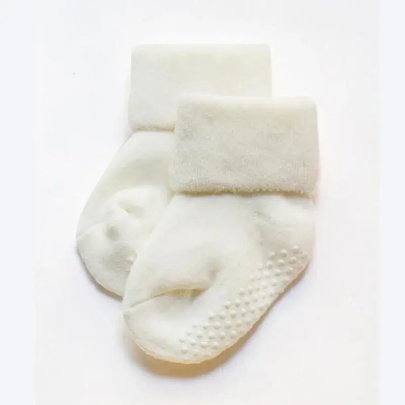 Thumbnail: 2Pair New Autumn and Winter Thick Baby Toddler Socks Cotton Non-Slip Baby Floor