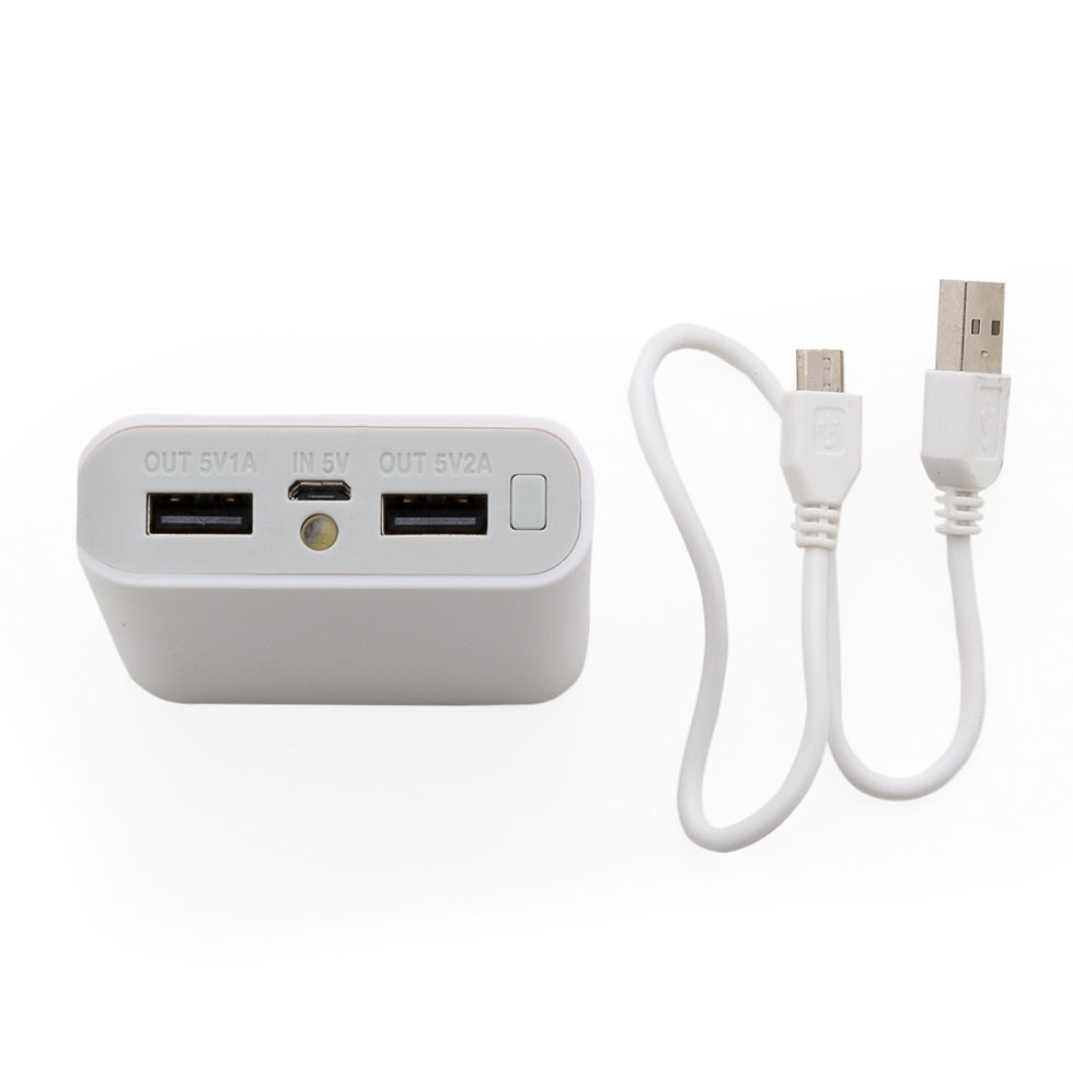 Miniatura: Powerbank Plástico com Lanterna - 12791