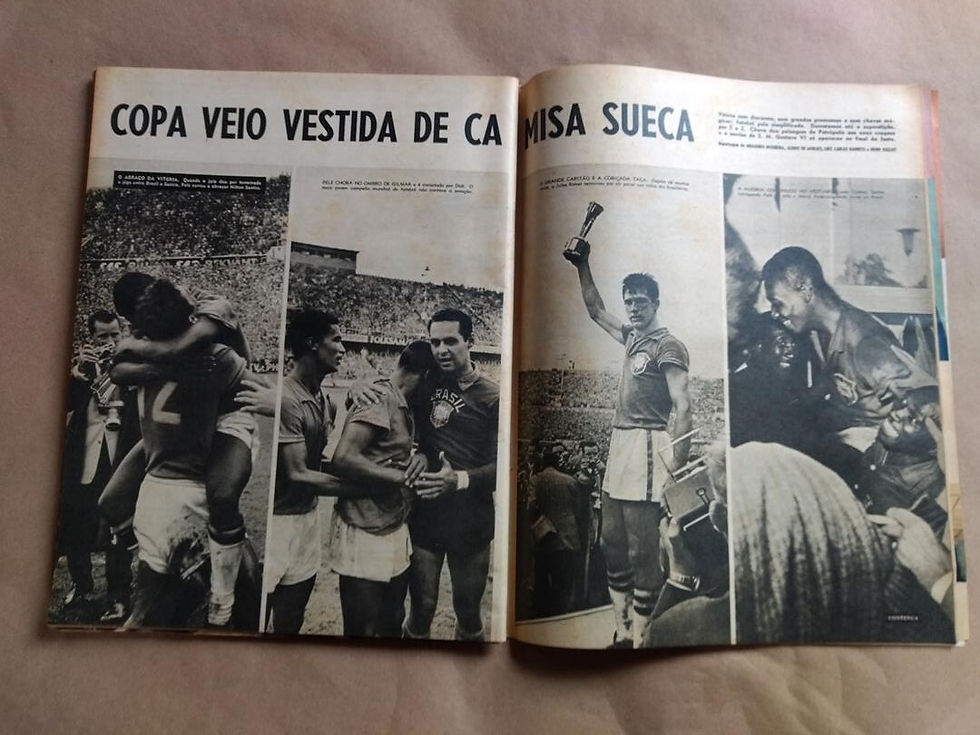 Miniatura: REVISTA O CRUZEIRO EXTRA COPA MUNDO 1958