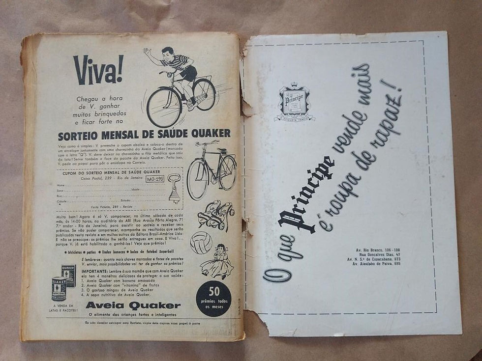 Miniatura: ALMANAQUE MINDINHO ANO 1961 EBAL