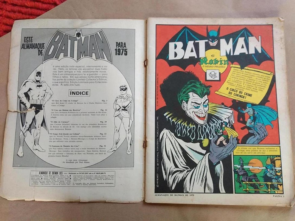 Miniatura: ALMANAQUE BATMAN 1975 + SUPER POSTERS - EBAL