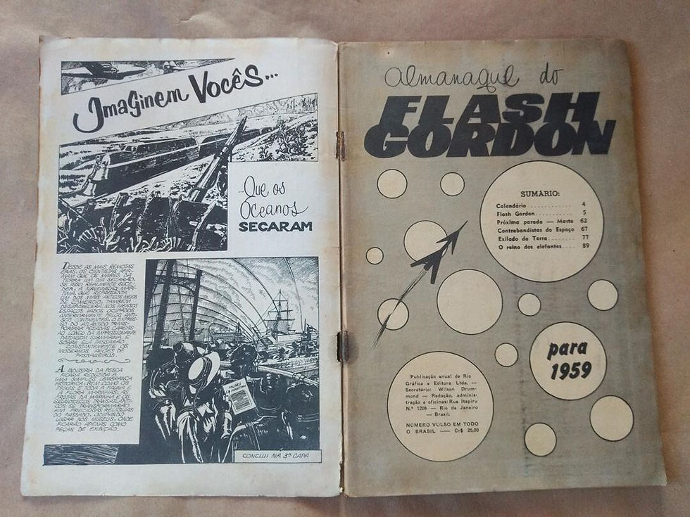 Miniatura: ALMANAQUE DO FLASH GORDON 1959