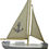 Miniatura: B1272 Enfeite barco com suporte
