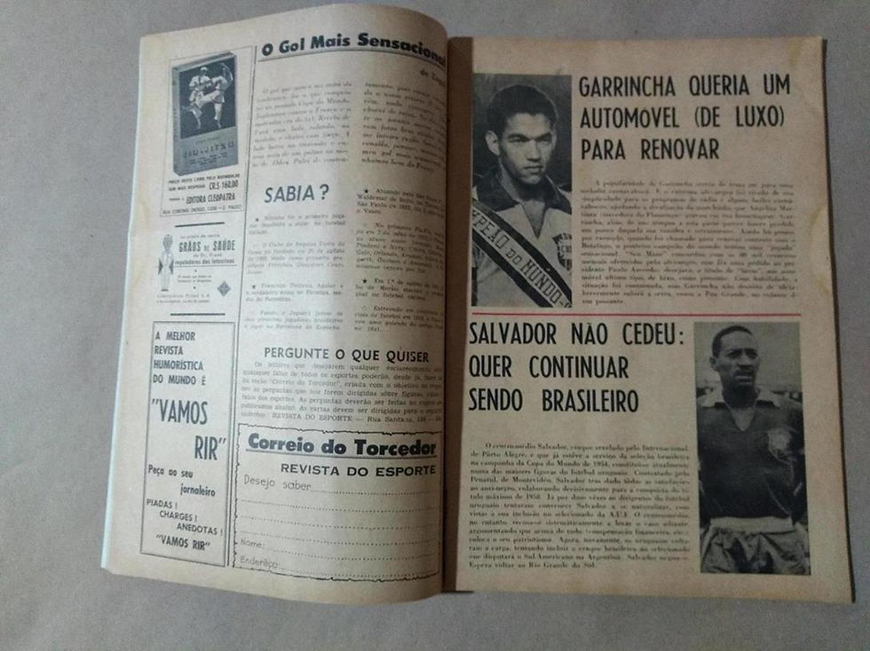 Miniatura: REVISTA DO ESPORTE Nº 1 - PELÉ NA CAPA