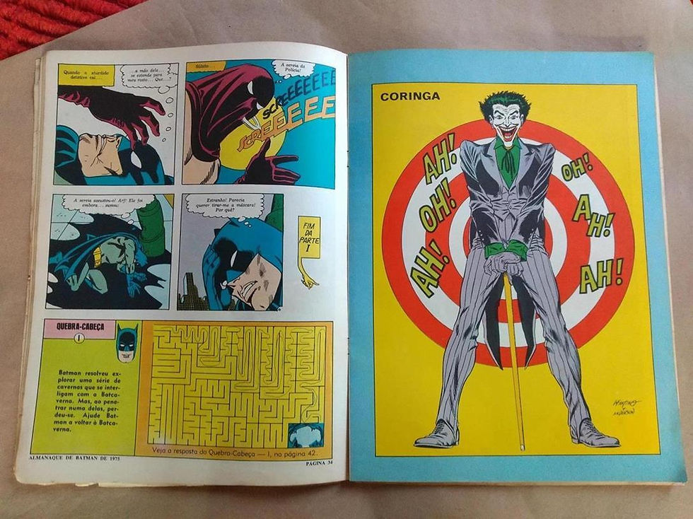 Miniatura: ALMANAQUE BATMAN 1975 + SUPER POSTERS - EBAL