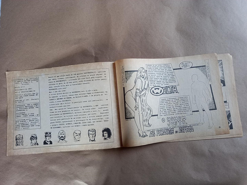 Miniatura: HISTORIETA COLEÇÃO COM SEIS REVISTAS