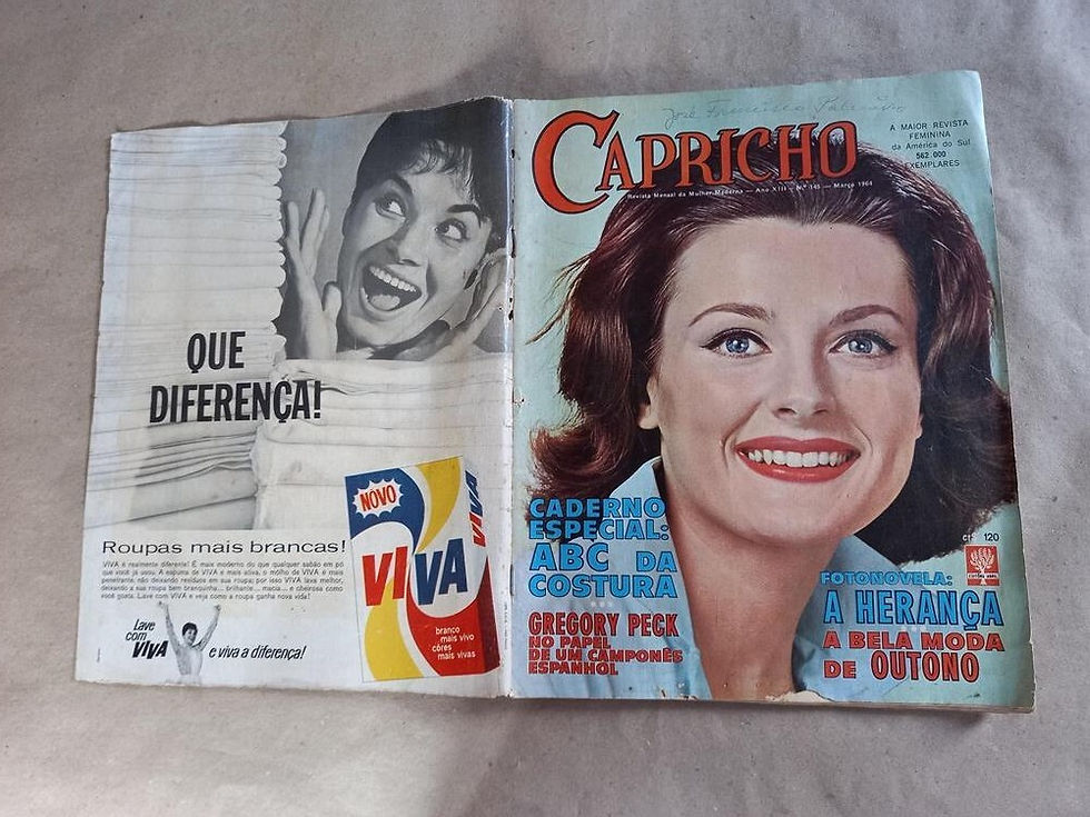 Miniatura: REVISTA CAPRICHO Nº 145 MARÇO 1964