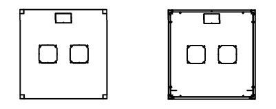 Miniatura: Mini Rack 4Ux470mm Porta Aço/Acrílico