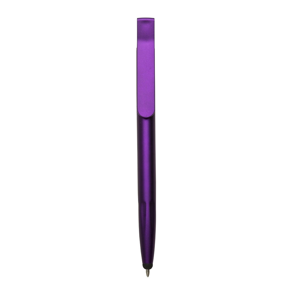 Miniatura: Caneta Plástica Touch com Suporte - 708