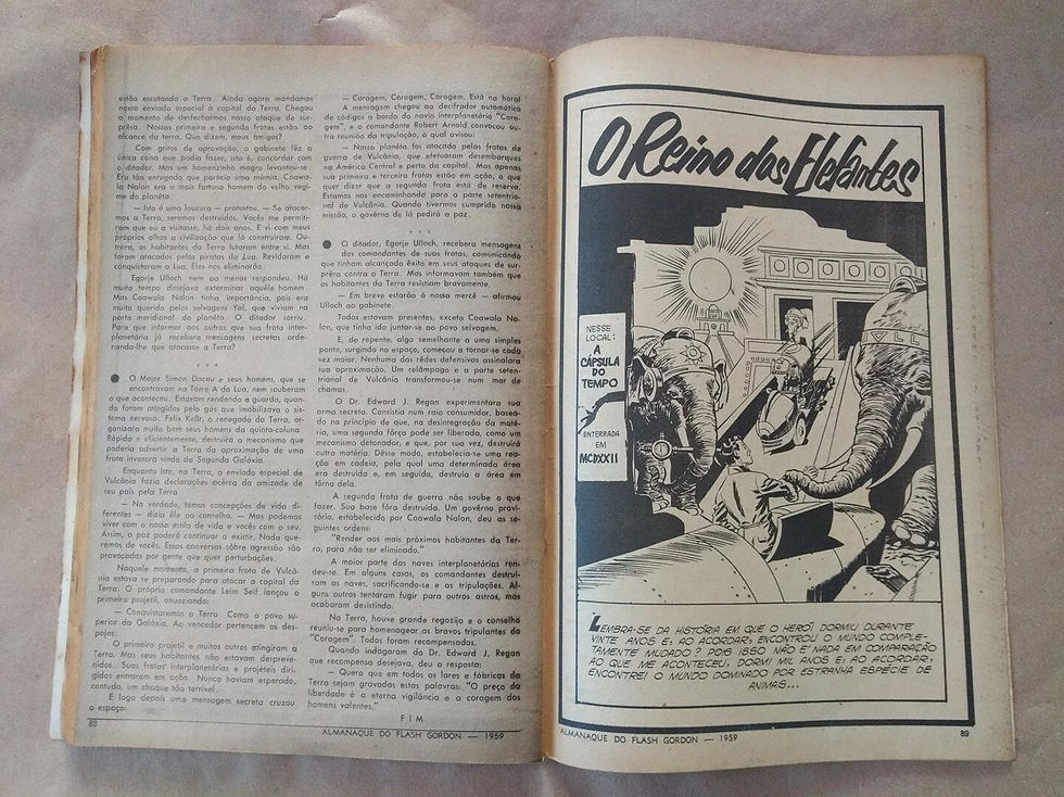 Miniatura: ALMANAQUE DO FLASH GORDON 1959