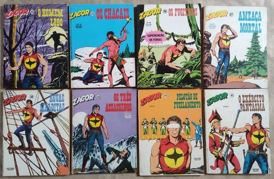 Miniatura: COLEÇÃO ZAGOR EDITORA VECCHI do nº 1 ao 53