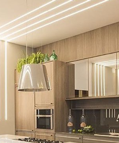 perfil de led de embutir