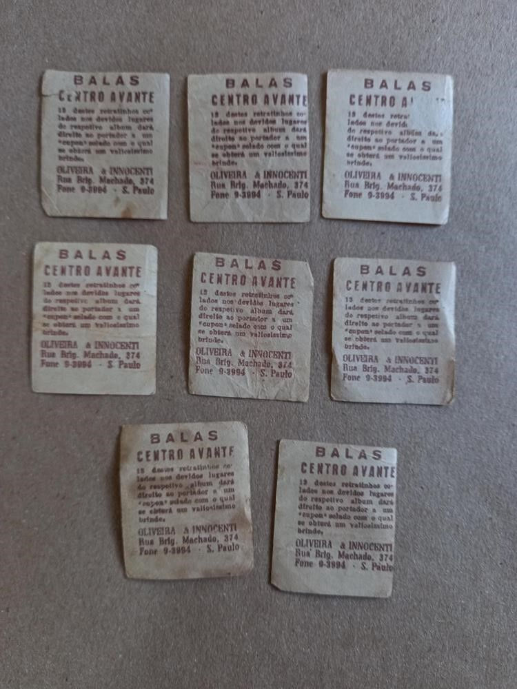 Miniatura: FIGURINHAS BALAS CENTRO AVANTE - ORIGINAIS