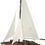Miniatura: B1387 Barco vela decor base 87cm