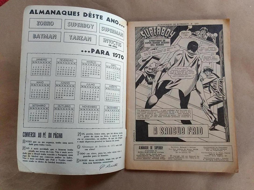 Miniatura: ALMANAQUE SUPERBOY 1970