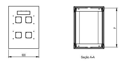 Miniatura: Rack de Piso 32U Aço/Vidro