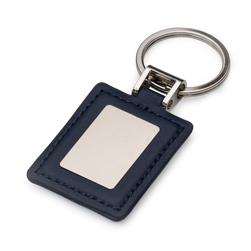 Miniatura: Chaveiro em Couro com Metal - 12014