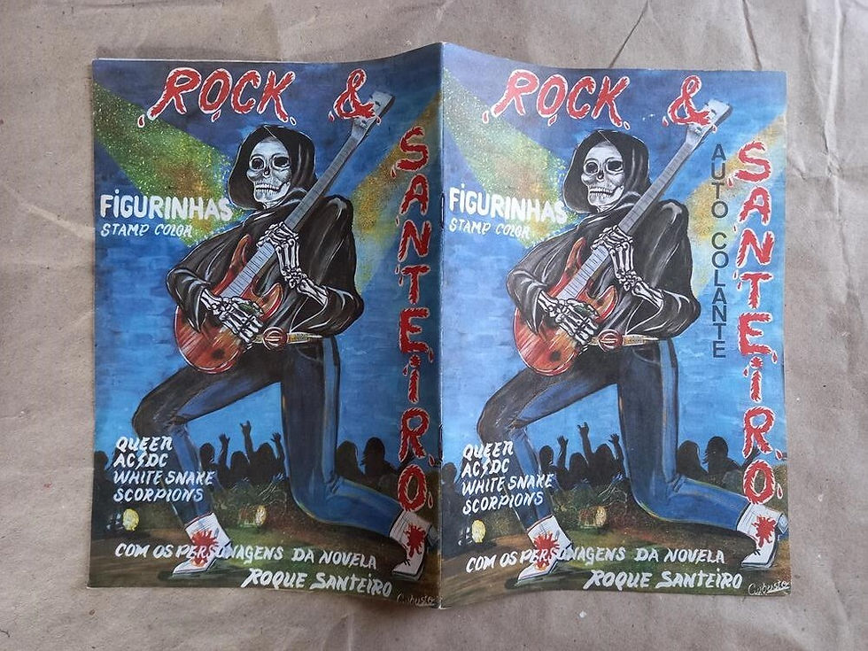 Miniatura: ÁLBUM DE FIGURINHAS ALBUM ROCK & SANTEIRO