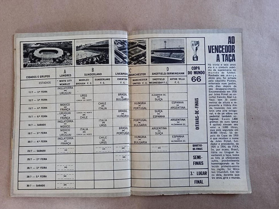 Miniatura: MANCHETE ESPORTIVA BRINDE GENERAL MOTORS COPA 66