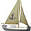 Miniatura: B1272 Enfeite barco com suporte
