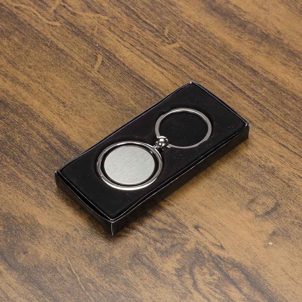 Miniatura: Chaveiro Giratório Redondo - 12579