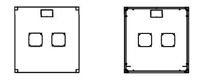 Miniatura: Mini Rack 10UX570mm Porta Aço/Acrílico
