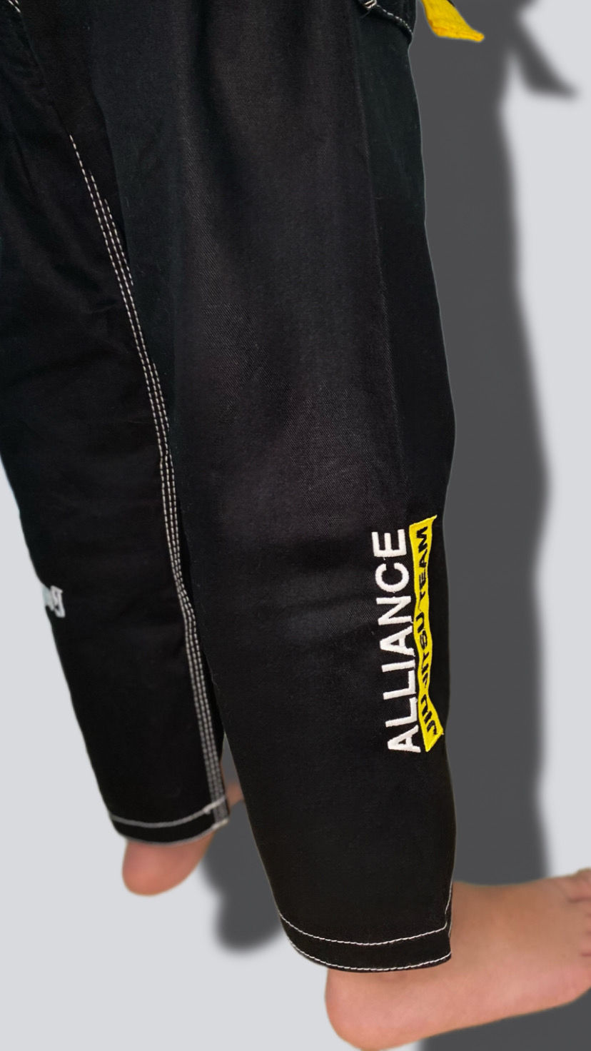 Miniatura: Kimono Alliance Preto - Infantil