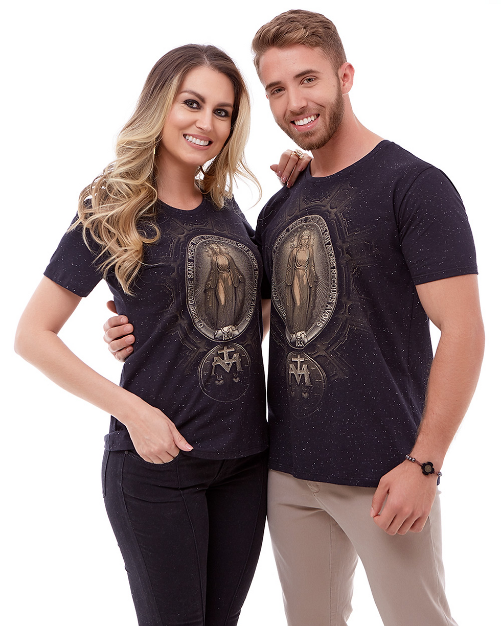 Miniatura: Baby Look Nossa Senhora das Graças Medalha