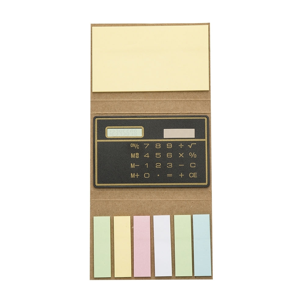 Miniatura: Bloco de Anotações com Calculadora - 1600