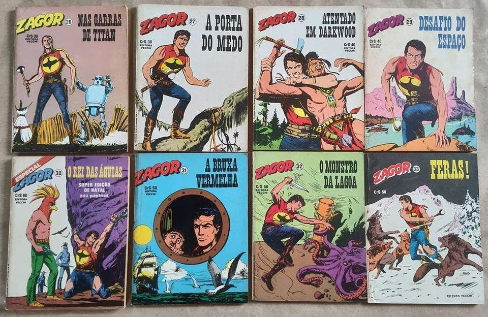 Miniatura: COLEÇÃO ZAGOR EDITORA VECCHI do nº 1 ao 53