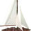 Miniatura: B1387 Barco vela decor base 87cm