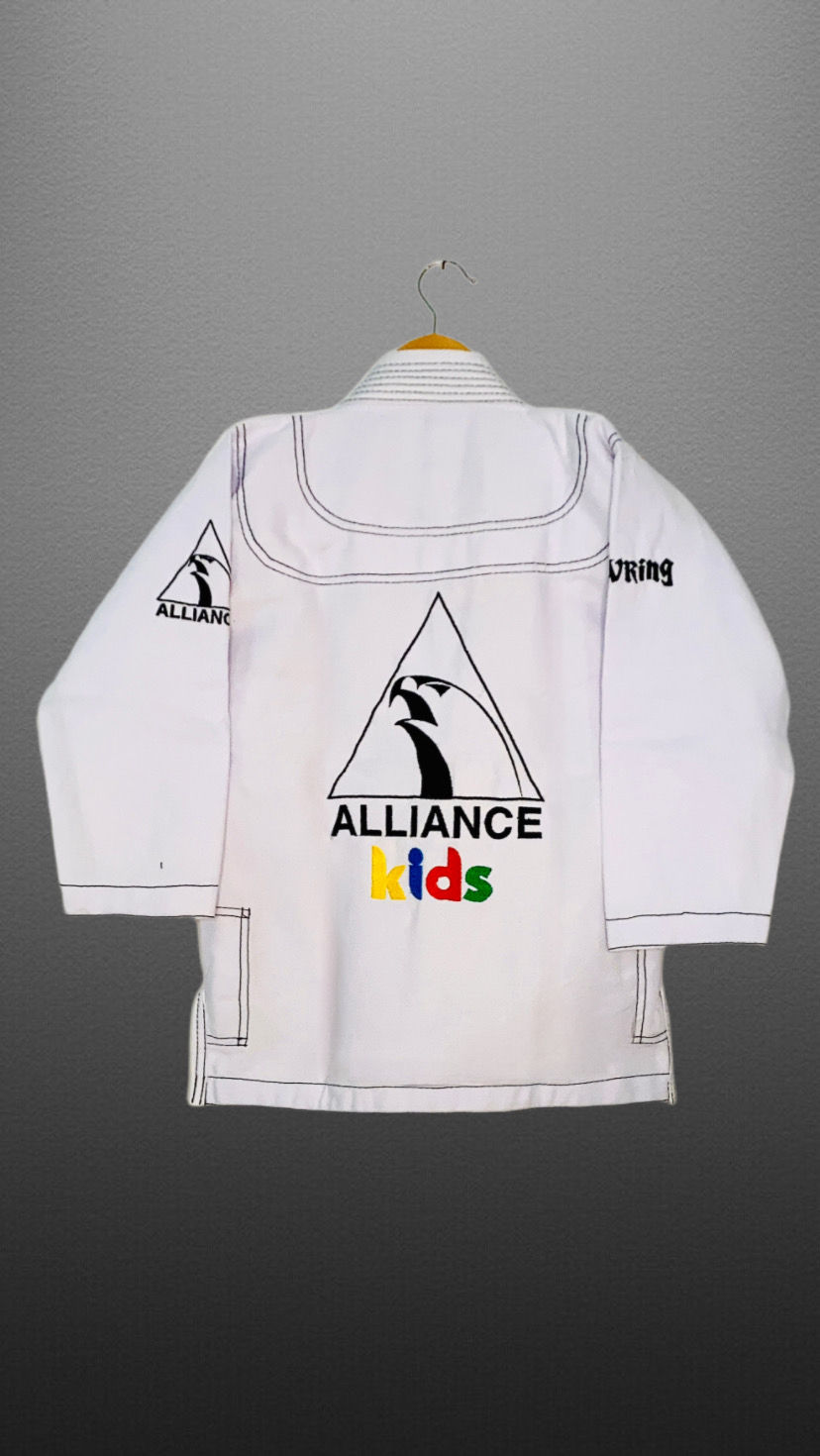Kimono Alliance Branco - KIDS